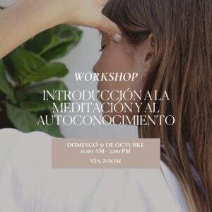WORKSHOP INTRODUCCIÓN A LA MEDITACIÓN