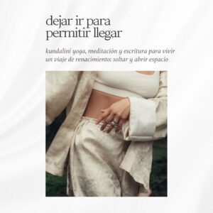 Dejar ir para permitir llegar